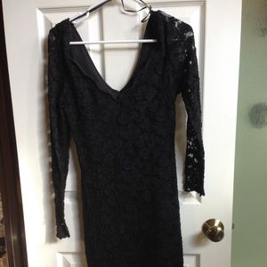 Moda International black lace dress